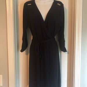 CK Navy wrap dress
